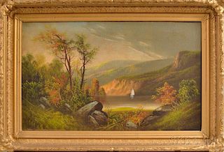 American School, 19th Century      Hudson River School Landscape