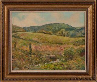 Robert Owen (American, 1878-1957)    Country Landscape