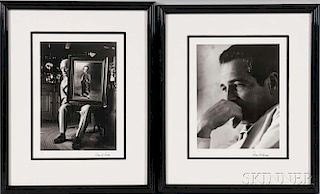 Roddy McDowall (English, 1928-1998)      Two Portraits: Buster Keaton