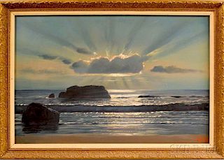 Alexander Nelke (American, 1894-1974)    Sun Behind Clouds