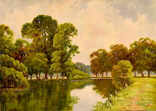 Alexander Nelke (American, 1894-1974)    Quiet River