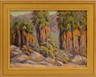 Fern James (American, 1900-1980)    Desert Palms