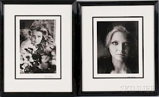 Roddy McDowall (English, 1928-1998)      Two Portraits: Lee Remick, Beverly Hills