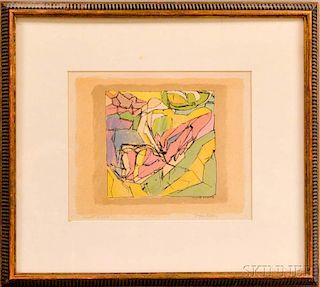 Jacques Villon (French, 1875-1963)      Abstraction in Colors.