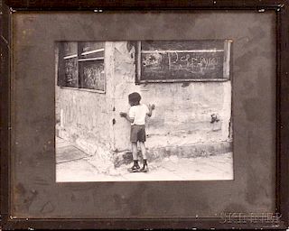 Beuford Smith (American, b. 1941)      Little Boy Crying, Brooklyn, New York