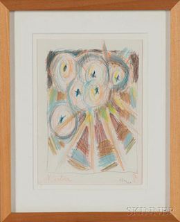 American School, 20th Century    Abstract Drawing