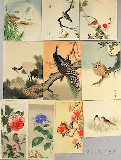 Ten Kacho-e   Woodblock Prints