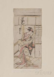Unknown, Early Kabuki Woodblock Print