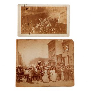 Two Early Photographs of Chinese New Year Celebrations.