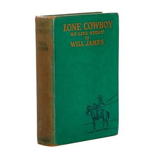 Lone Cowboy, Will James, Signed.