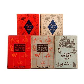 Group of Winnie the Pooh, later editions.