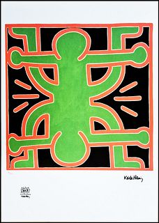 Untitled, A KEITH HARING Limited Edition Lithograph Print