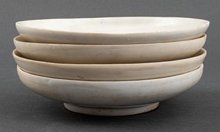 Chinese Monochrome Porcelain Plates, 4