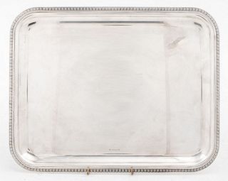 Christofle Silver Plate Rectangular Tray