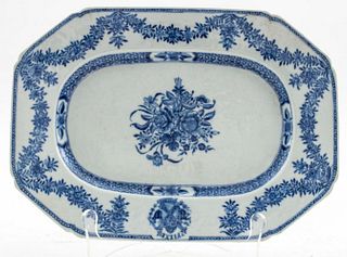 Chinese Export Armorial Porcelain Platter