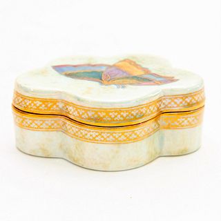 Wedgwood Fairyland Lustre Butterfly Treasure Box with Lid