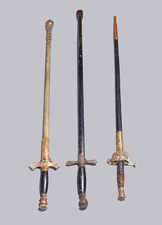 Group of Three Antique Swords