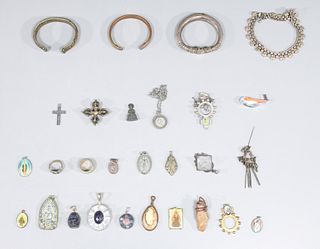 Lareg Group of Pendants Bracelets Cuffs