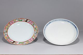 Group of Three Chinese Porcelain Dishes