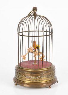 German Singing Bird in Cage Automaton