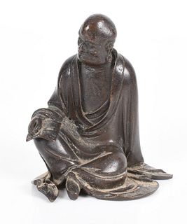 A Chinese Bronze, Louhan