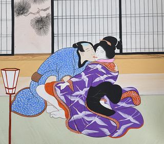 An Album of Japanese Shunga Paintings
