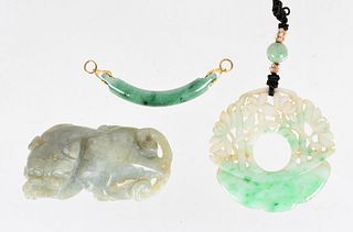 Three Pieces of Chinese Jade