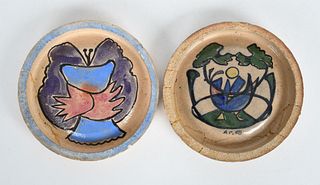 Amelia Pelaez (Cuban,1896 - 1968) Pottery ,2pcs