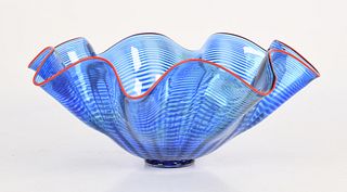 Karl Ittig (20th c.) Art Glass Bowl