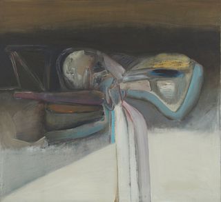 Irving Petlin, (1934-2018), Untitled, Oil on canvas, 48" H x 52" W