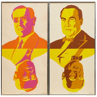 G.W. Michas, (2) Pop Art Presidential portraits