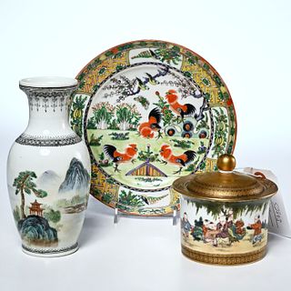 (3) Chinese Republic Period porcelains