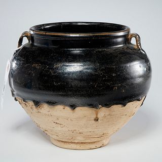 Chinese Henan style glazed jar