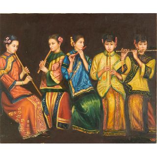 Chen Yifei (after), oil on canvas