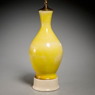 Mid-Century Modern vase lamp, ex Solinger Coll.