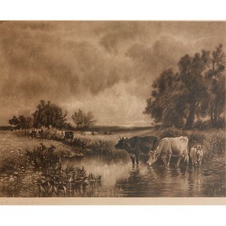 William Hart N.A., large etching