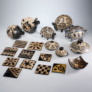 South American Lenca pottery collection