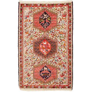 Turkish kilim bird rug