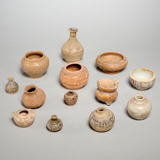 Chinese & Southeast Asian small stoneware vessels