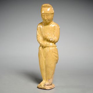 Chinese glazed earthenware figure