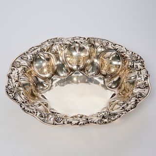 Alvin Art Nouveau sterling silver bowl