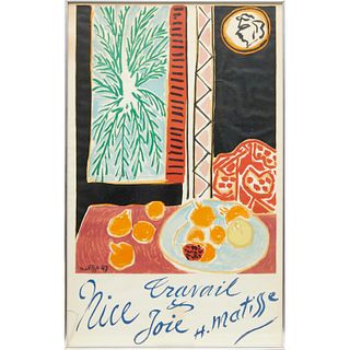 Henri Matisse (after), lithographic poster, 1947