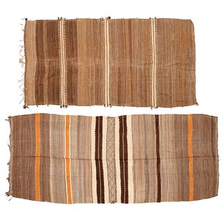(2) Moroccan kilim carpets