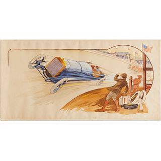 Gamy, original racing poster, 1913