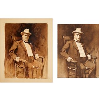 William McKinley, portrait photo & painting