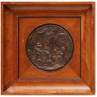 Antique Continental terracotta plaque