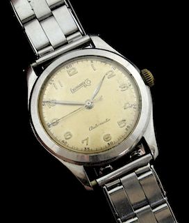 Eberhard  gentleman's  bracelet watch, stainless steel