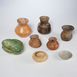 Group (8) Chinese Han style pottery vessels