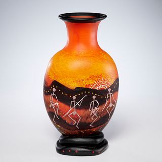 Tina & Nuuna, large studio glass vase