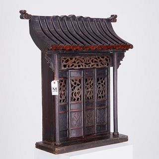 Chinese pagoda form altar shrine